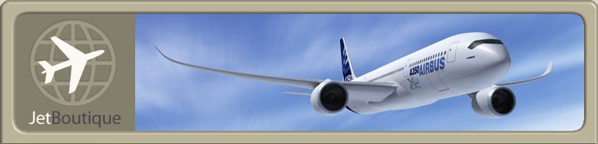 Site Logo and Airbus A350 Jet