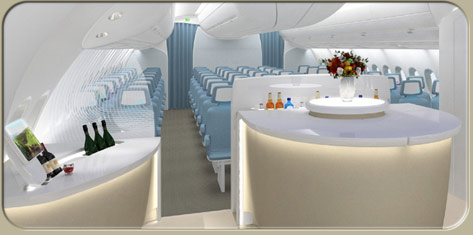 A350 cabin interior